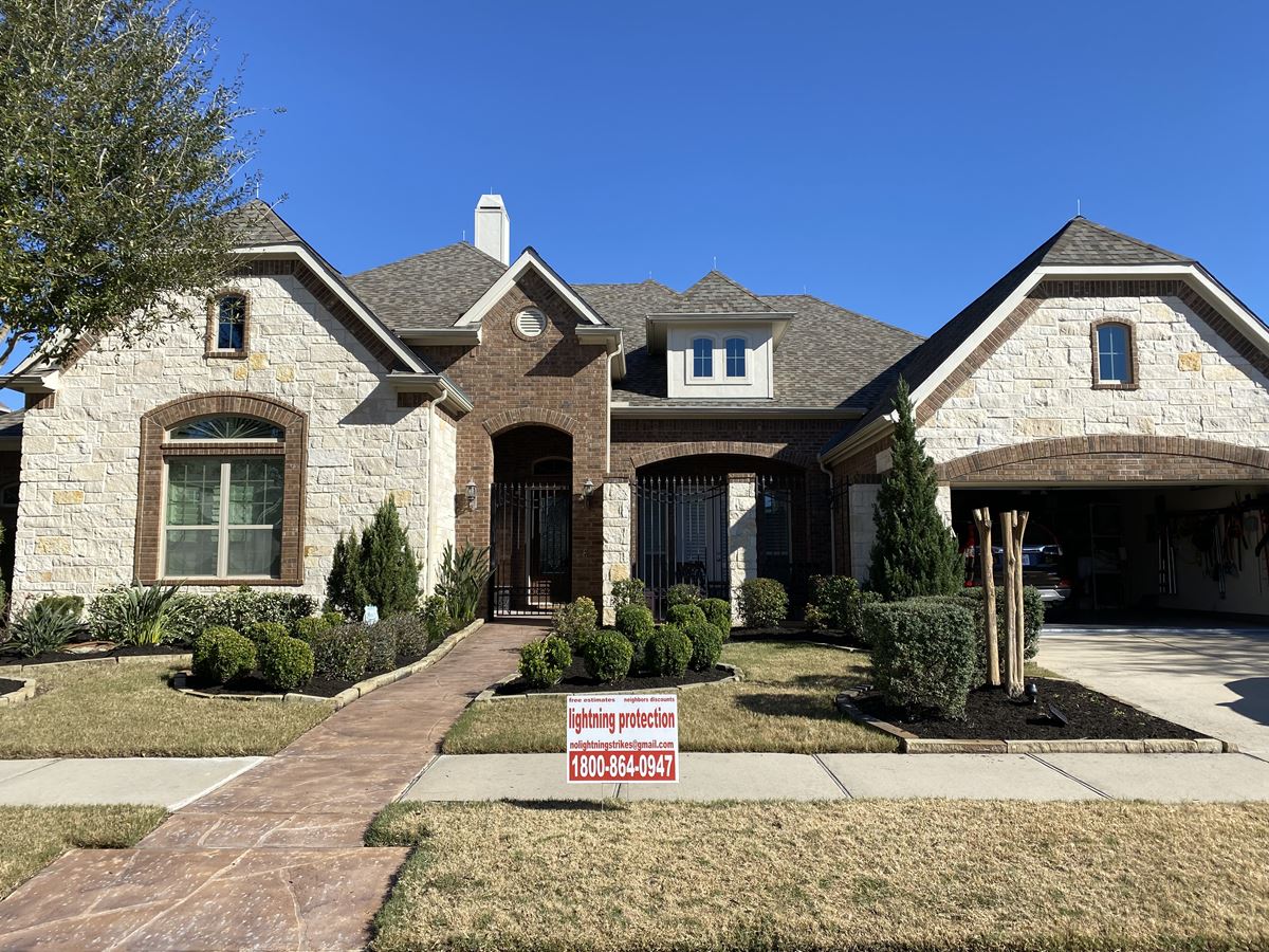 Concealed Lightning Protector Installation in Pflugerville, TX